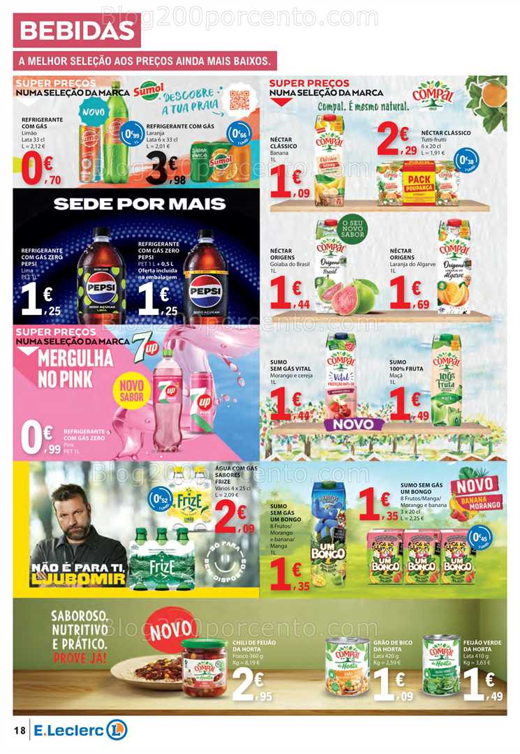 Antevisão Folheto E-LECLERC Promoções de 31 julho a 6 agosto all