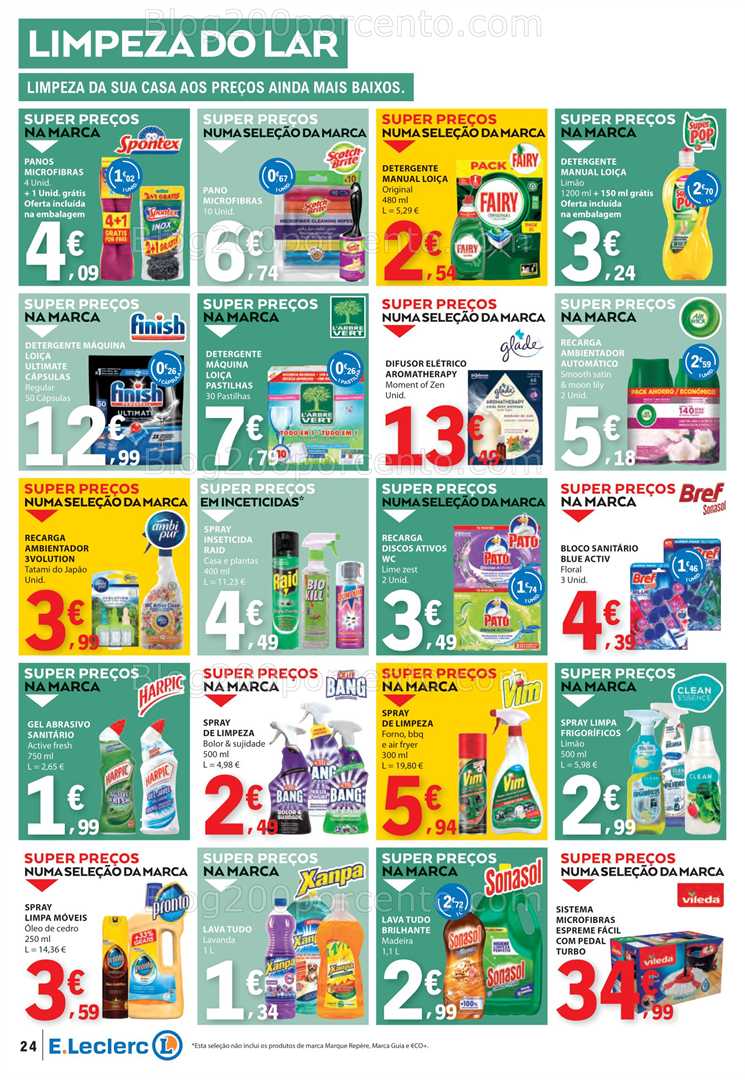 Antevisão Folheto E-LECLERC Promoções de 31 julho a 6 agosto all
