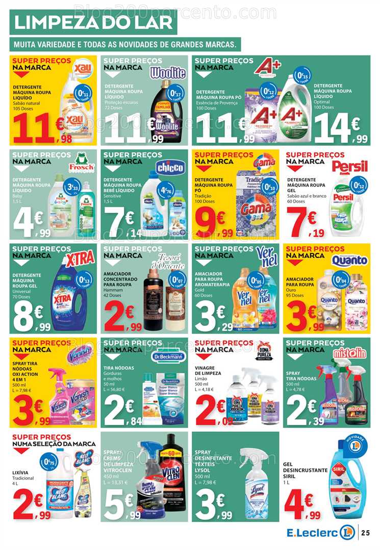 Antevisão Folheto E-LECLERC Promoções de 31 julho a 6 agosto all