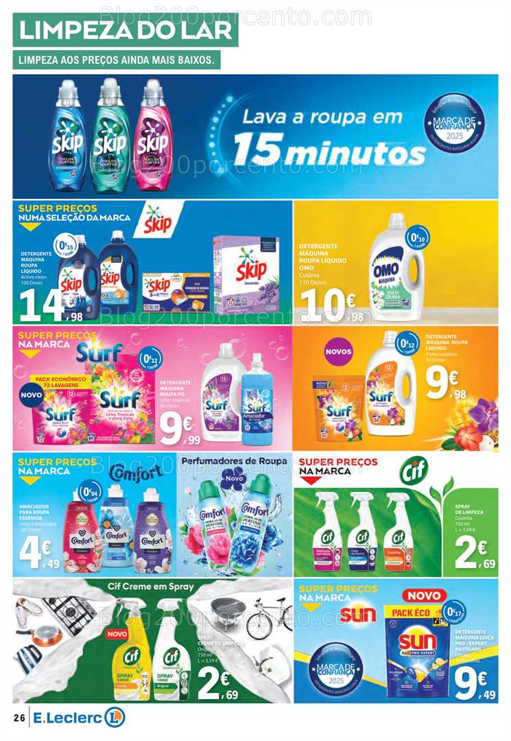 Antevisão Folheto E-LECLERC Promoções de 31 julho a 6 agosto all