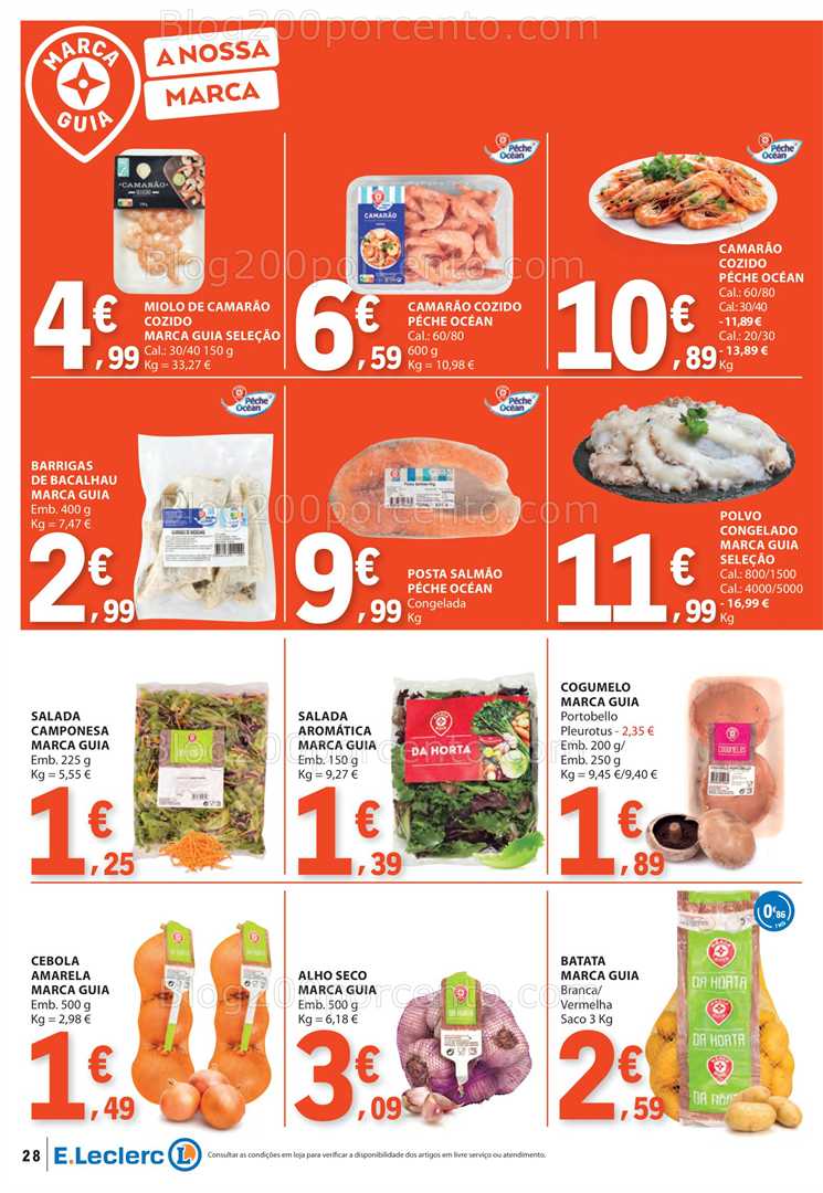 Antevisão Folheto E-LECLERC Promoções de 31 julho a 6 agosto all