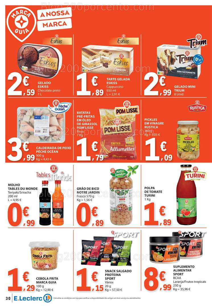 Antevisão Folheto E-LECLERC Promoções de 31 julho a 6 agosto all