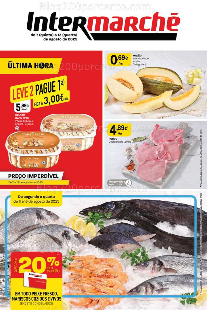Antevisão Folheto INTERMARCHÉ Promoções de 7 a 13 agosto - Edição Digital all