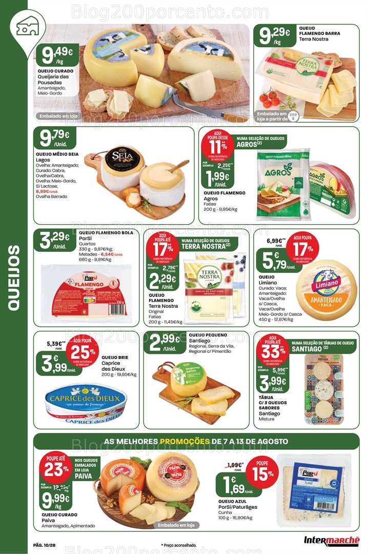 Antevisão Folheto INTERMARCHÉ Promoções de 7 a 13 agosto - Edição Digital all