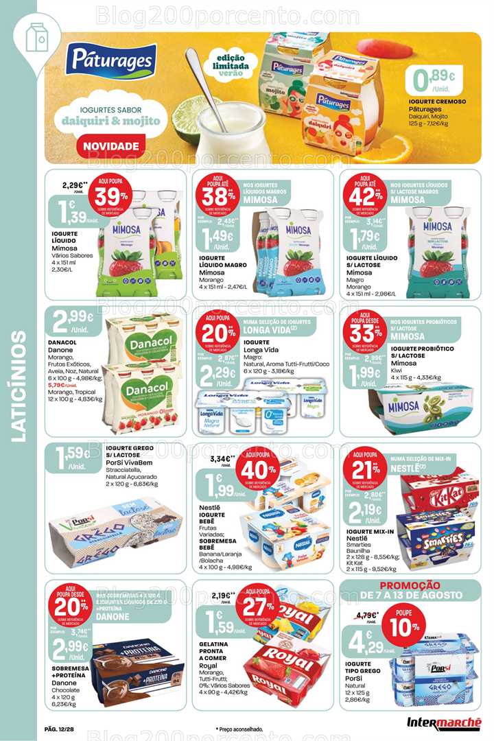Antevisão Folheto INTERMARCHÉ Promoções de 7 a 13 agosto - Edição Digital all