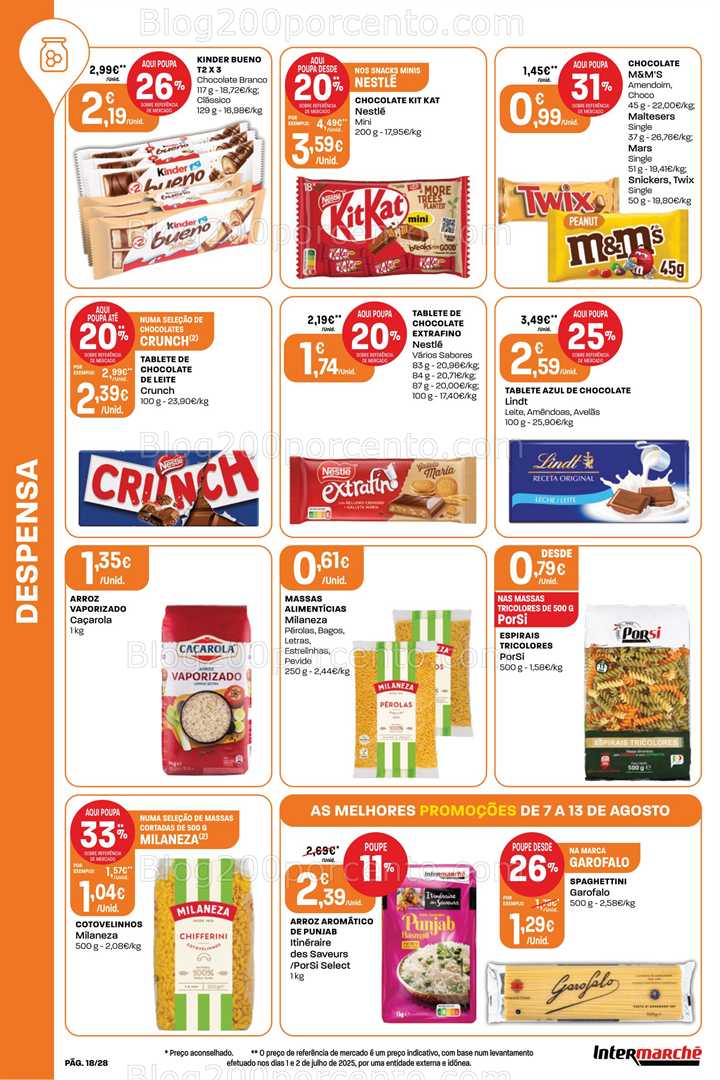 Antevisão Folheto INTERMARCHÉ Promoções de 7 a 13 agosto - Edição Digital all