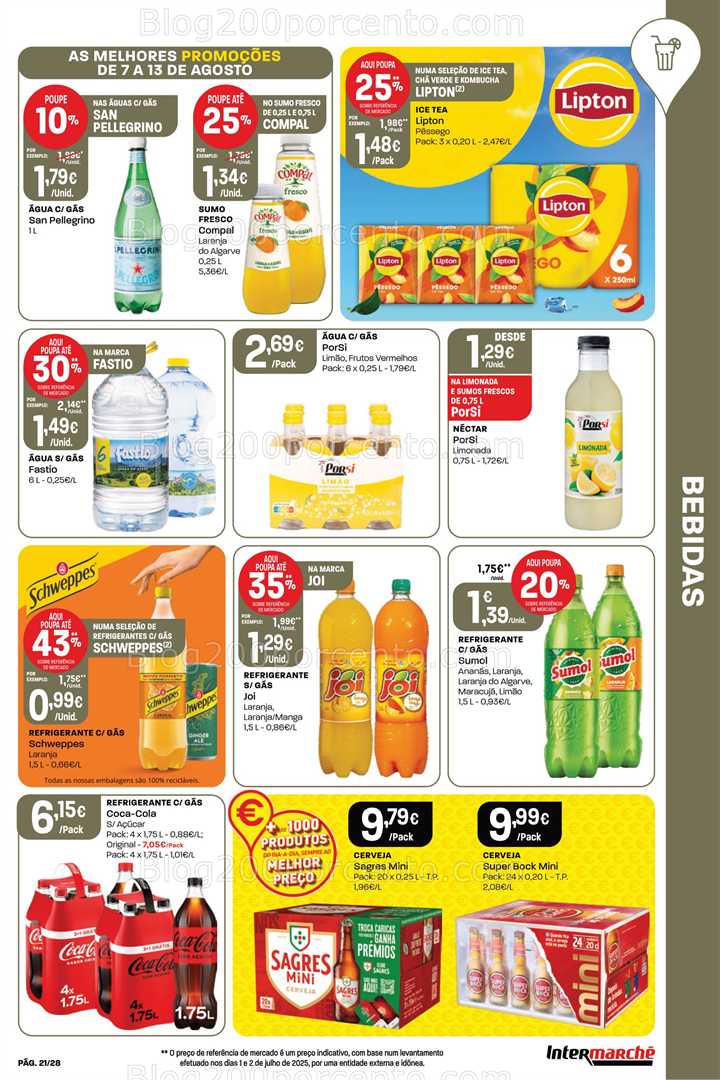 Antevisão Folheto INTERMARCHÉ Promoções de 7 a 13 agosto - Edição Digital all