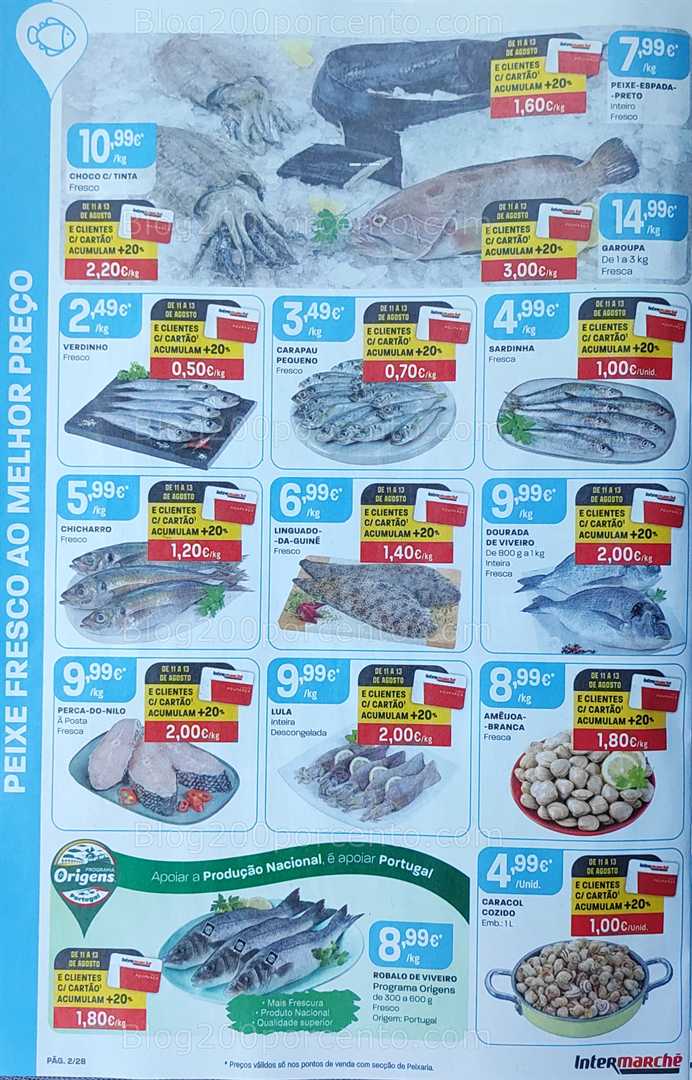Antevisão Folheto INTERMARCHÉ Promoções de 7 a 13 agosto all