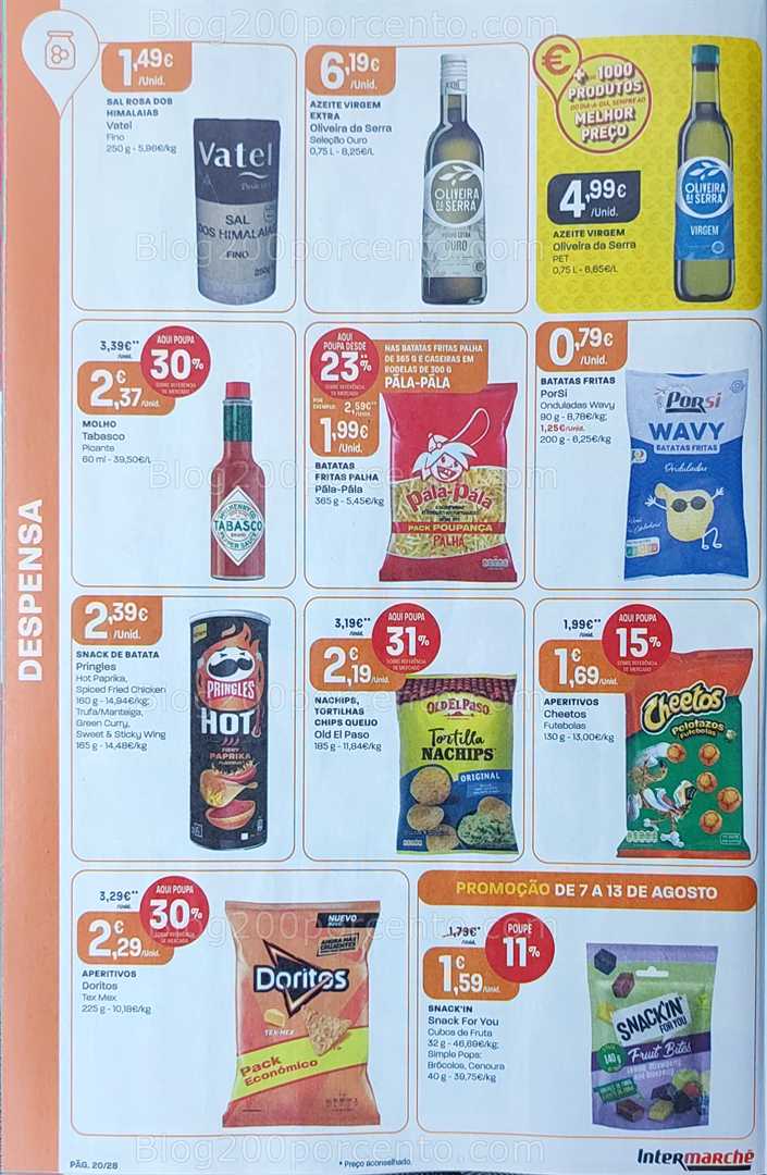 Antevisão Folheto INTERMARCHÉ Promoções de 7 a 13 agosto all