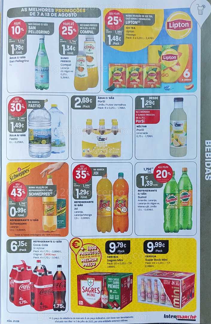 Antevisão Folheto INTERMARCHÉ Promoções de 7 a 13 agosto all