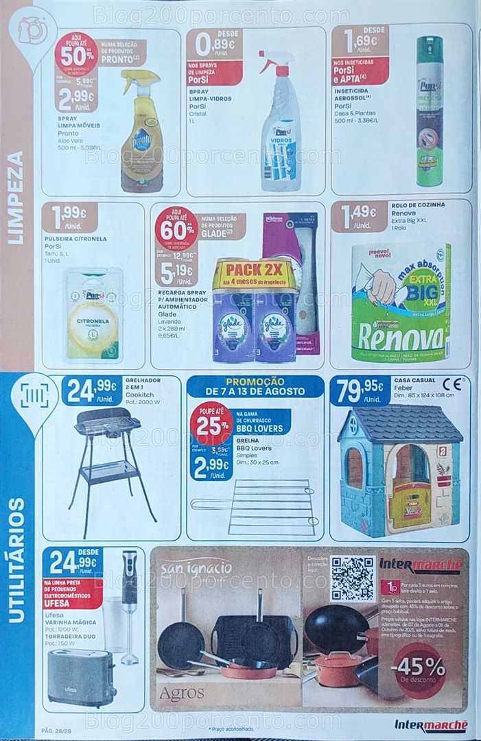 Antevisão Folheto INTERMARCHÉ Promoções de 7 a 13 agosto all