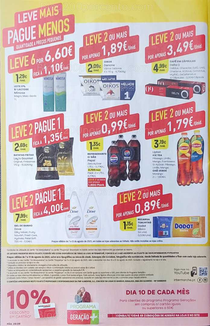 Antevisão Folheto INTERMARCHÉ Promoções de 7 a 13 agosto all