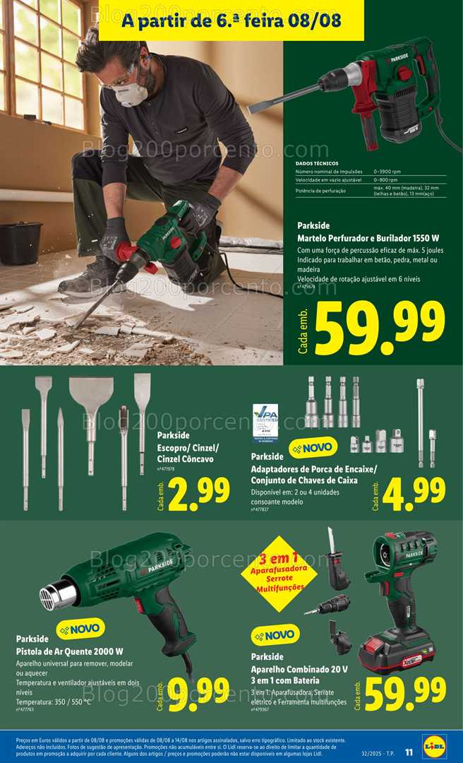 Antevisão Folheto LIDL Bazar Promoções de 4 a 14 agosto all