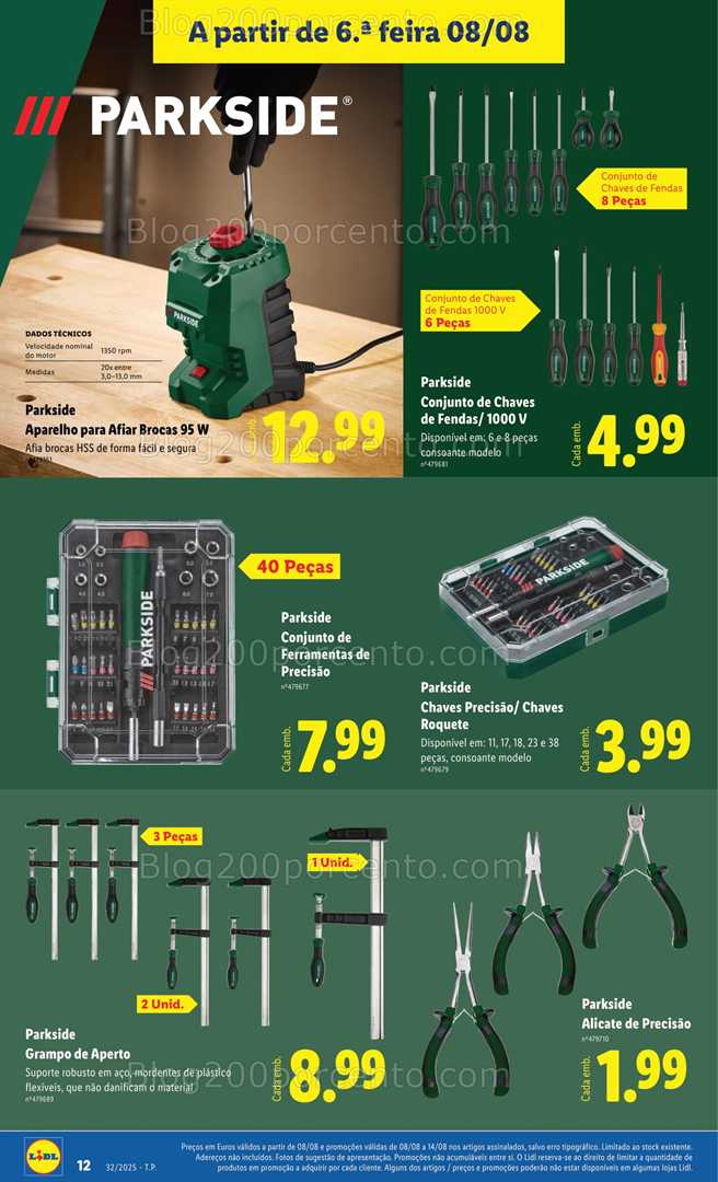 Antevisão Folheto LIDL Bazar Promoções de 4 a 14 agosto all