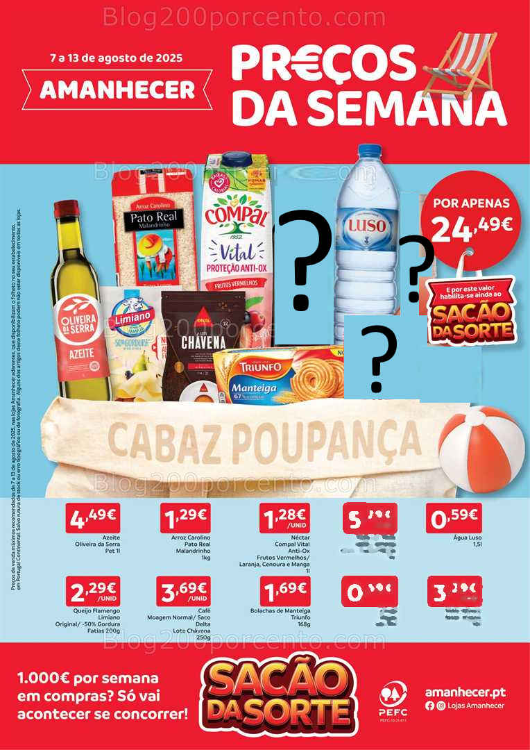 Antevisão Folheto AMANHECER Promoções de 7 a 14 agosto all