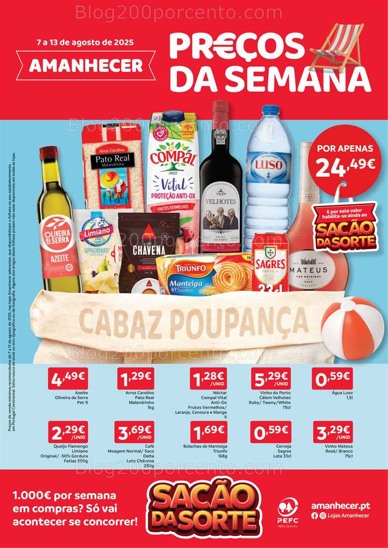 Antevisão Folheto AMANHECER Promoções de 7 a 14 agosto all