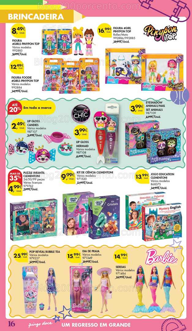 Antevisão Folheto PINGO DOCE Regresso às Aulas Promoções de 5 agosto a 22 setembro all