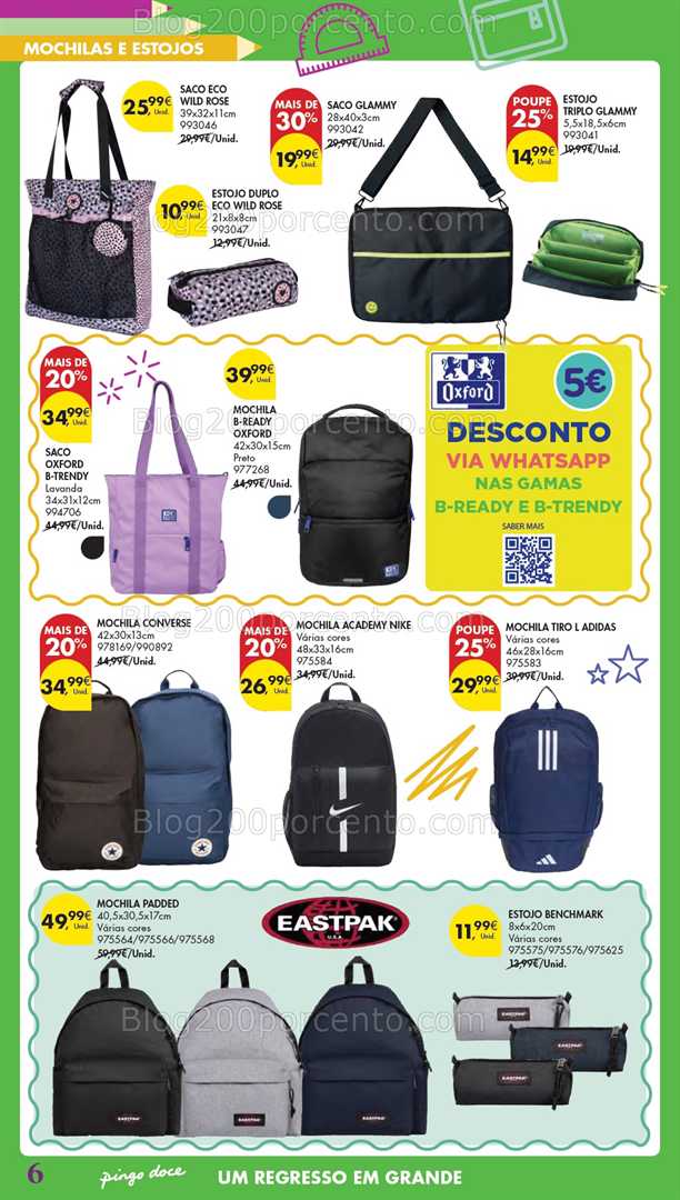 Antevisão Folheto PINGO DOCE Hiper Regresso às Aulas Promoções de 5 agosto a 22 setembro all