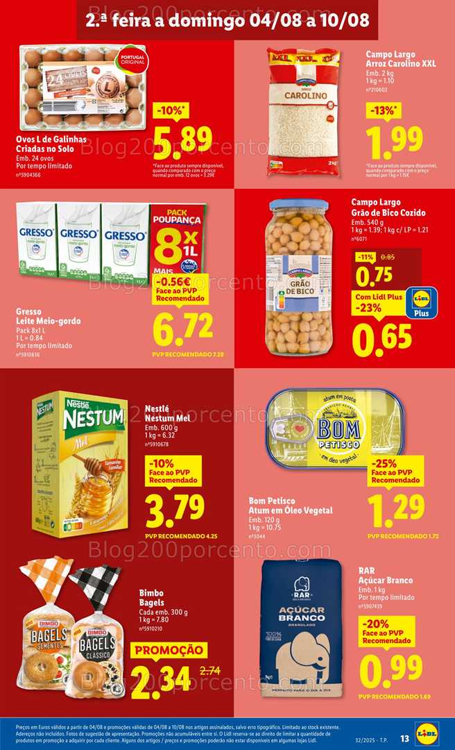 Antevisão Folheto LIDL Promoções de 4 a 10 agosto - Edição Digital all
