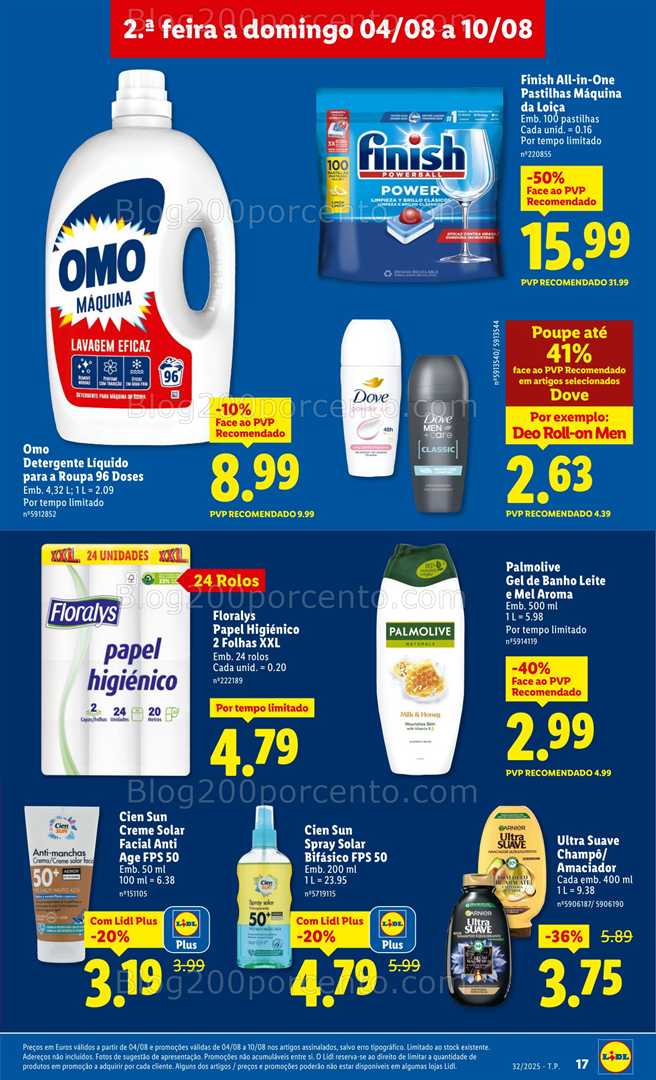 Antevisão Folheto LIDL Promoções de 4 a 10 agosto - Edição Digital all