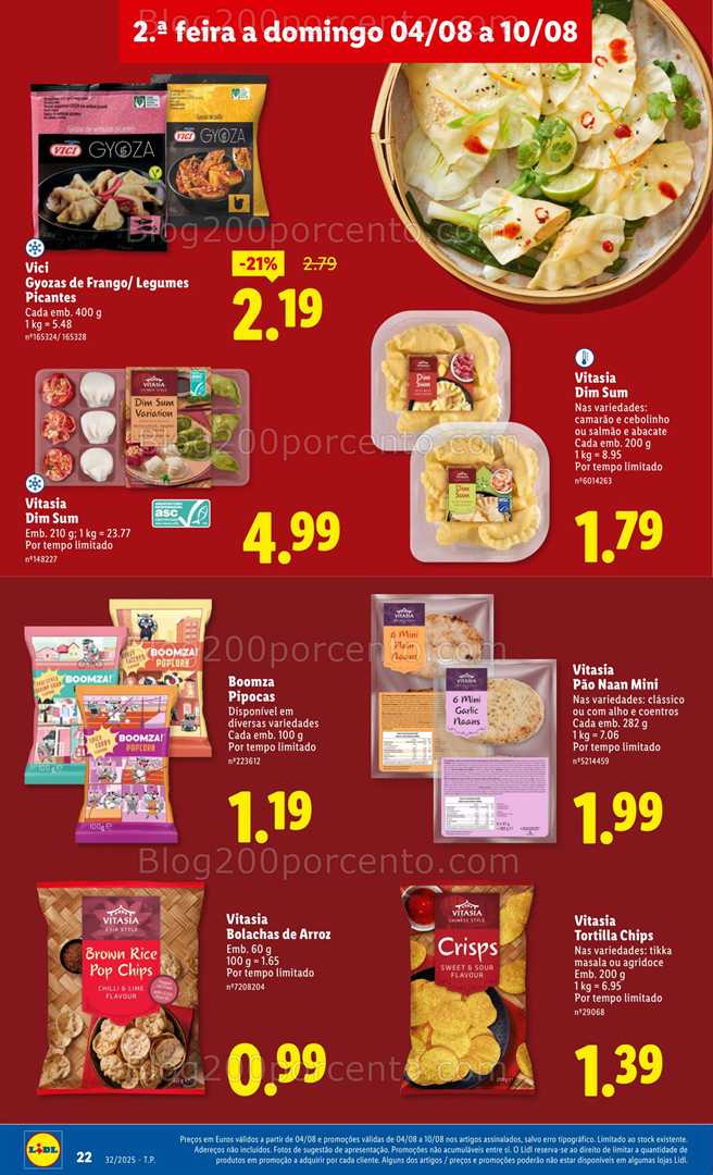 Antevisão Folheto LIDL Promoções de 4 a 10 agosto - Edição Digital sabores do mundo