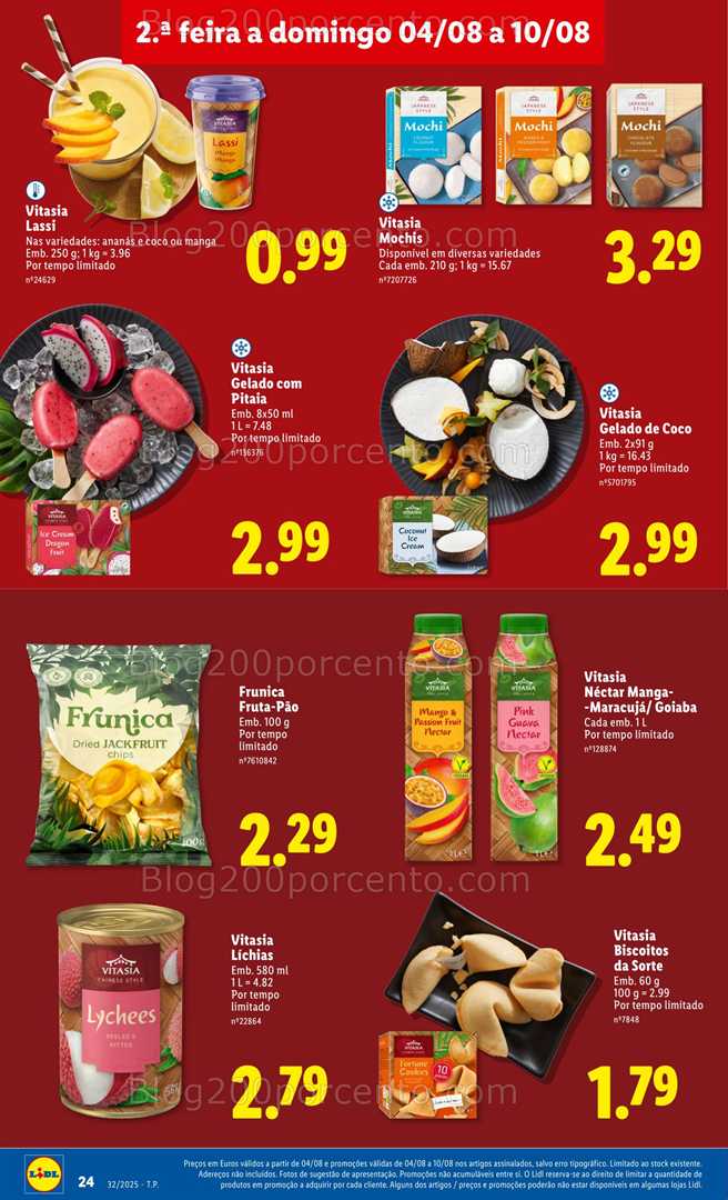 Antevisão Folheto LIDL Promoções de 4 a 10 agosto - Edição Digital sabores do mundo