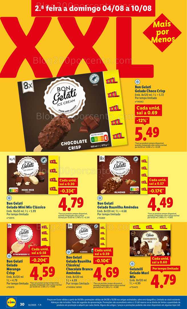 Antevisão Folheto LIDL Promoções de 4 a 10 agosto - Edição Digital all