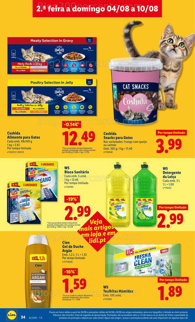 Antevisão Folheto LIDL Promoções de 4 a 10 agosto - Edição Digital all