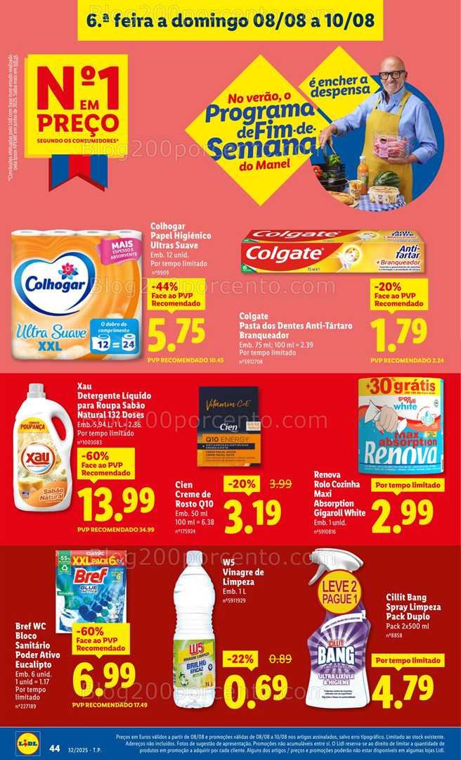 Antevisão Folheto LIDL Promoções de 4 a 10 agosto - Edição Digital all