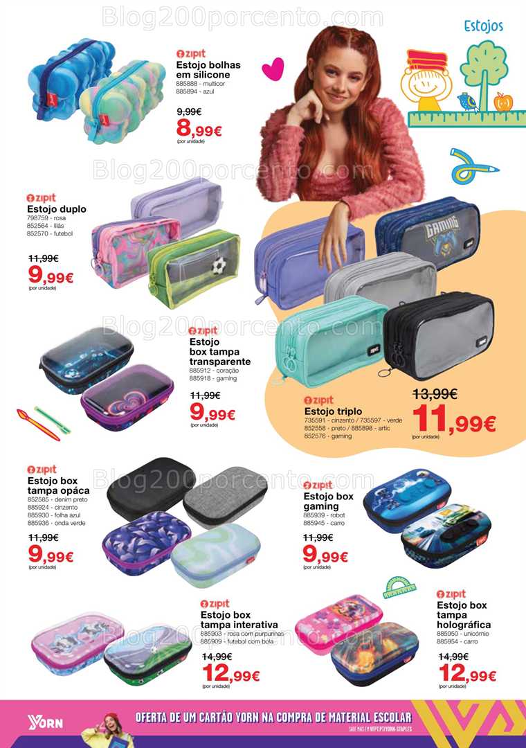 Antevisão Folheto STAPLES Regresso às Aulas Promoções de 18 agosto a 25 setembro all