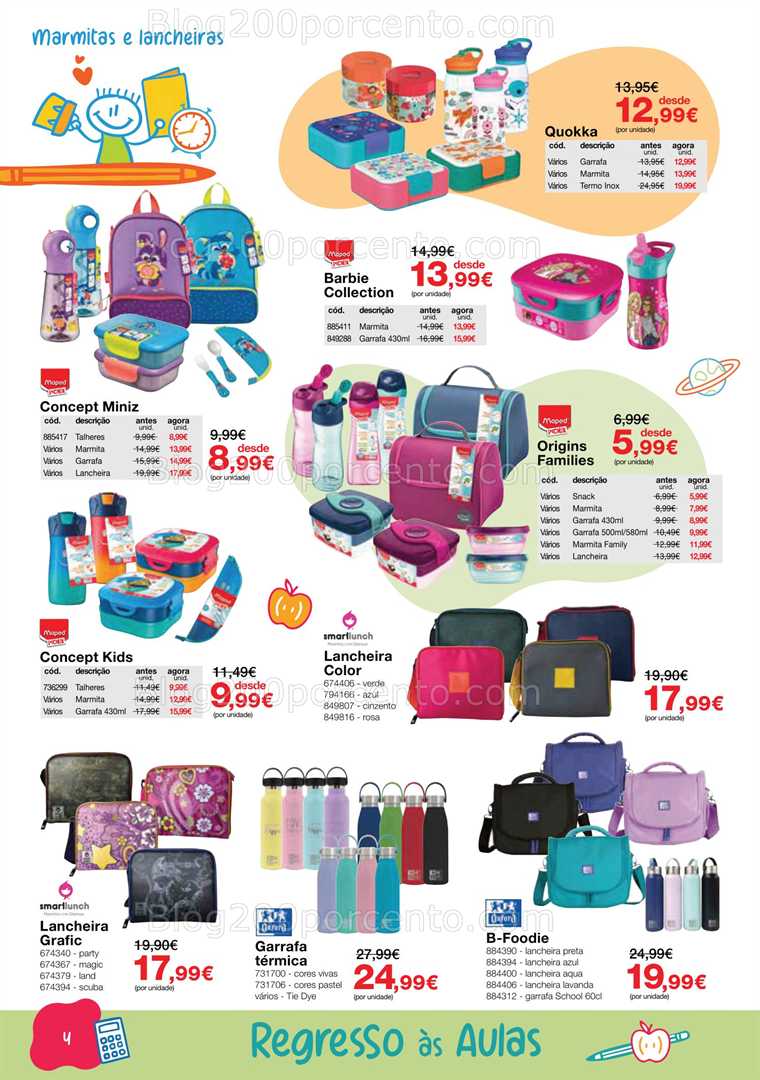 Antevisão Folheto STAPLES Regresso às Aulas Promoções de 18 agosto a 25 setembro all