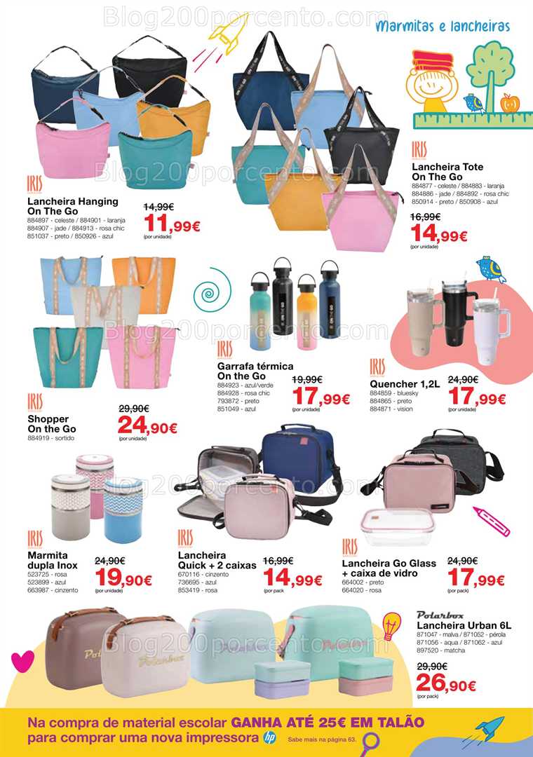 Antevisão Folheto STAPLES Regresso às Aulas Promoções de 18 agosto a 25 setembro all