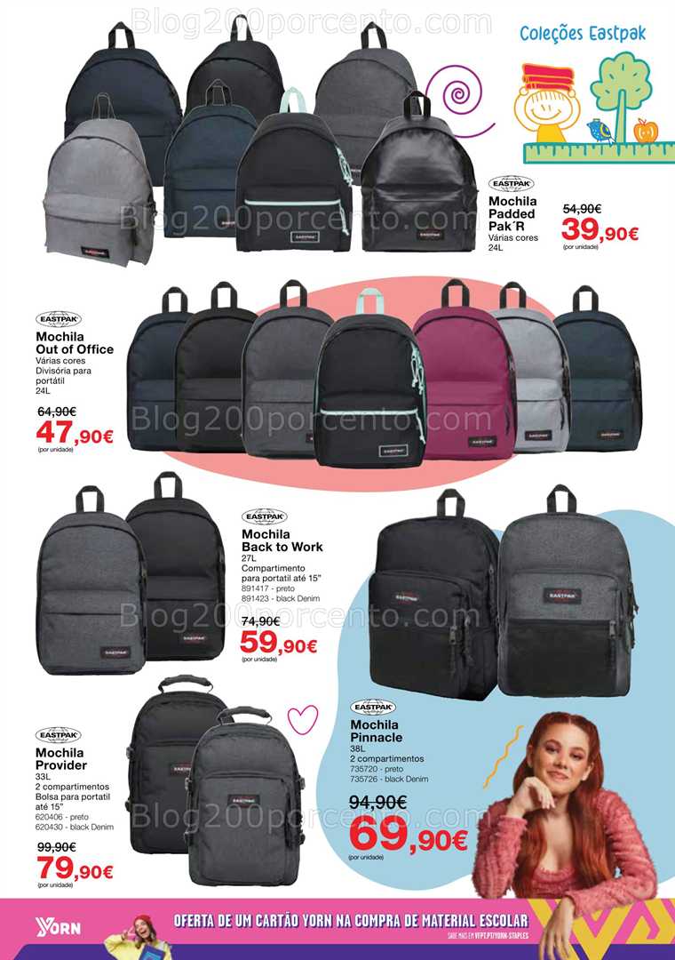 Antevisão Folheto STAPLES Regresso às Aulas Promoções de 18 agosto a 25 setembro all