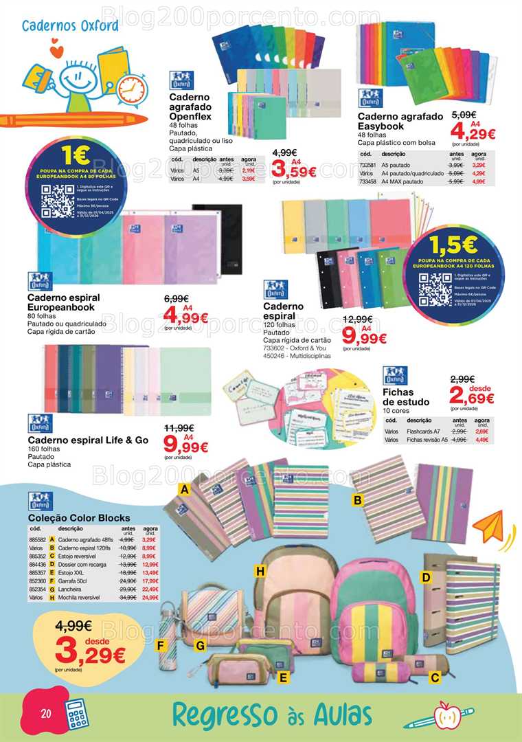 Antevisão Folheto STAPLES Regresso às Aulas Promoções de 18 agosto a 25 setembro all