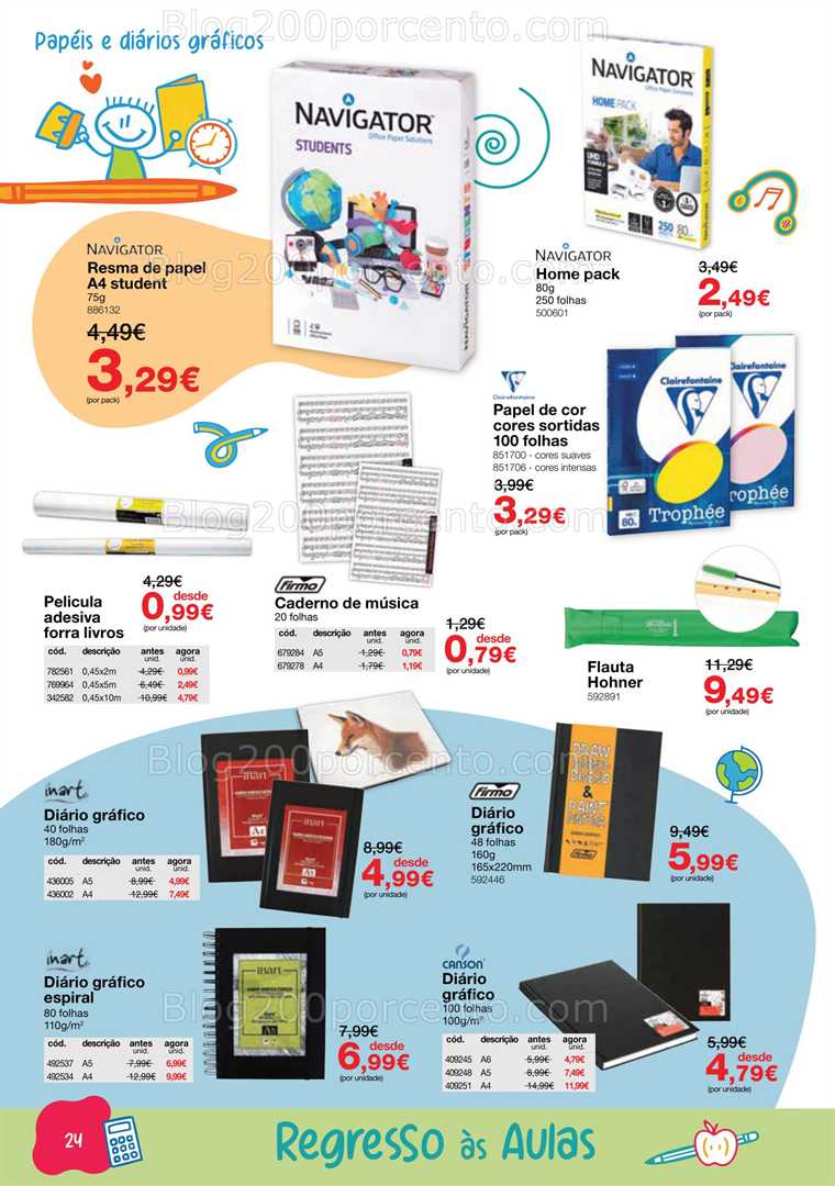 Antevisão Folheto STAPLES Regresso às Aulas Promoções de 18 agosto a 25 setembro all