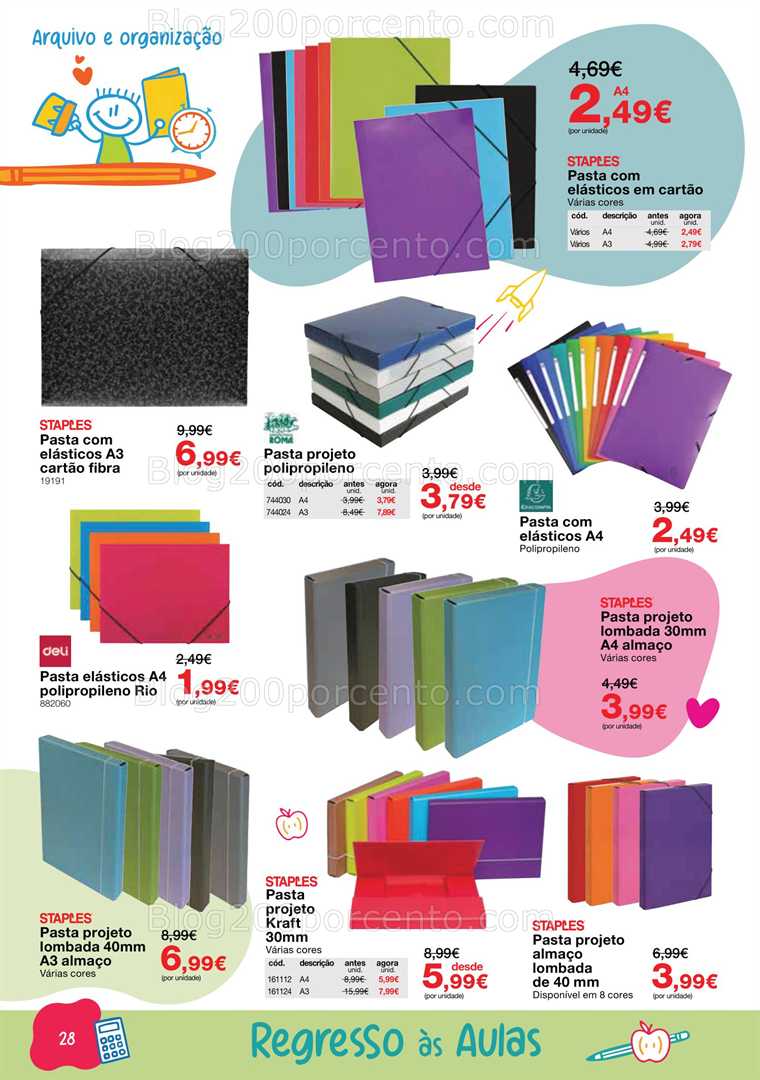 Antevisão Folheto STAPLES Regresso às Aulas Promoções de 18 agosto a 25 setembro all