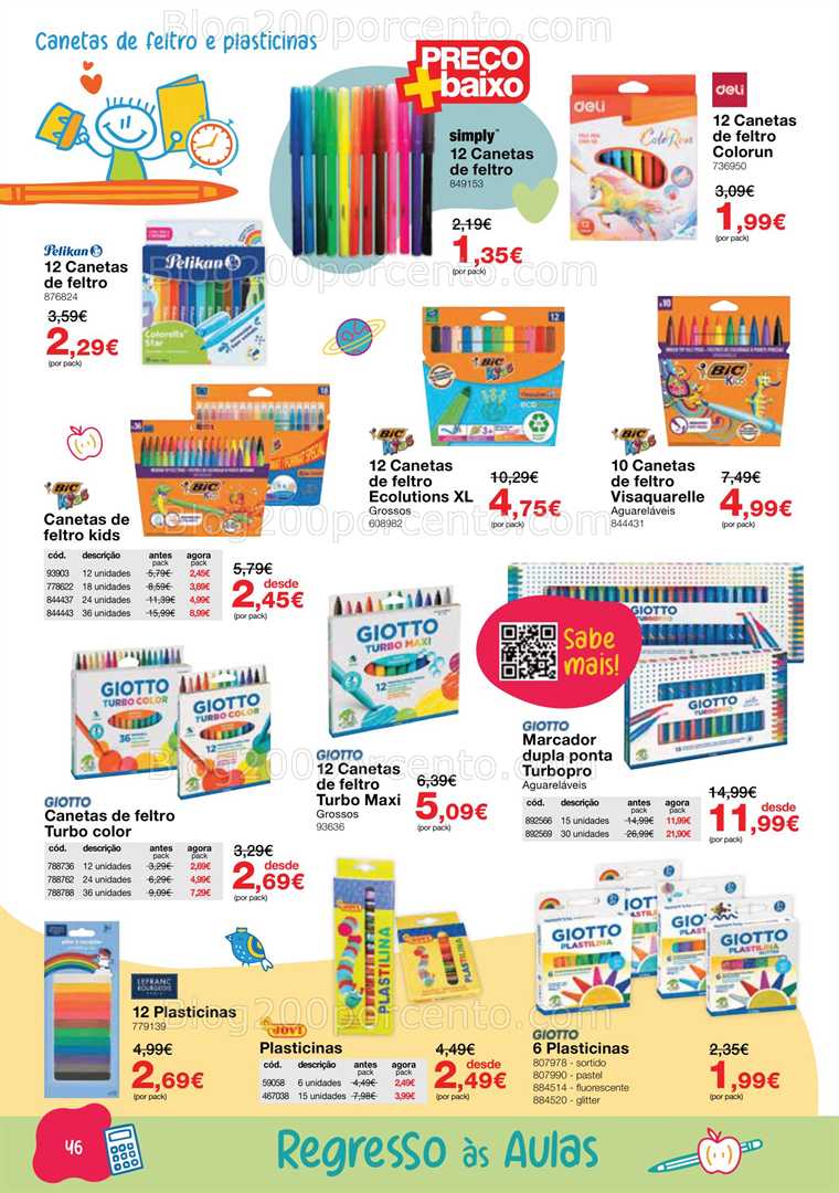Antevisão Folheto STAPLES Regresso às Aulas Promoções de 18 agosto a 25 setembro all