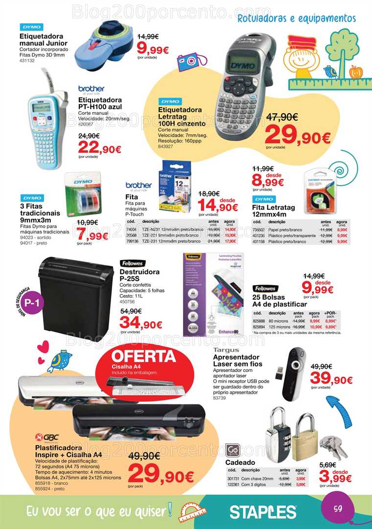 Antevisão Folheto STAPLES Regresso às Aulas Promoções de 18 agosto a 25 setembro all