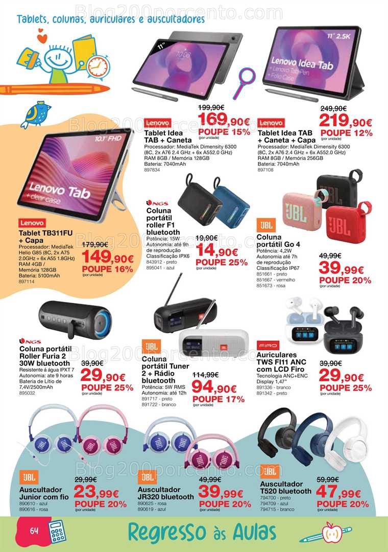 Antevisão Folheto STAPLES Regresso às Aulas Promoções de 18 agosto a 25 setembro all