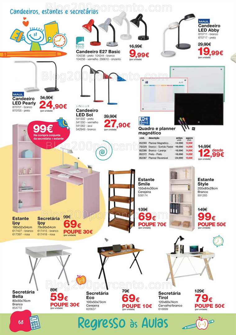 Antevisão Folheto STAPLES Regresso às Aulas Promoções de 18 agosto a 25 setembro all