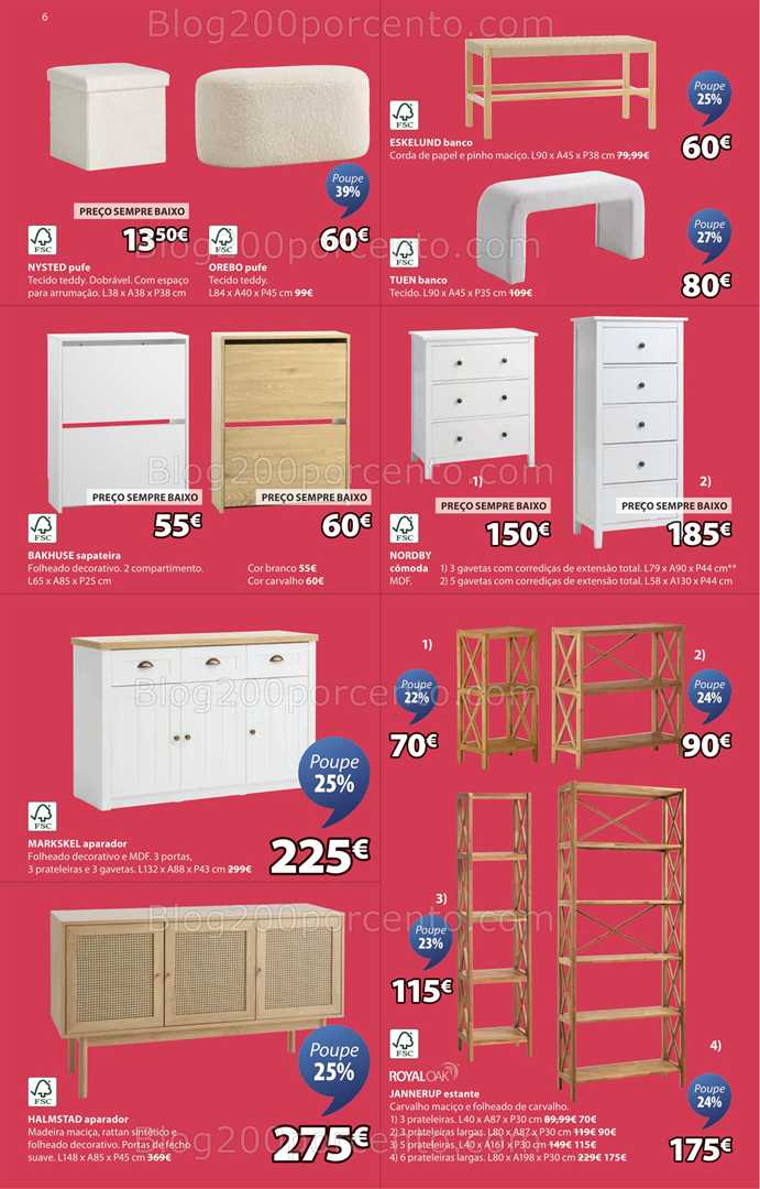 Antevisão Folheto JYSK Summer Sale End Promoções de 31 julho a 27 agosto all