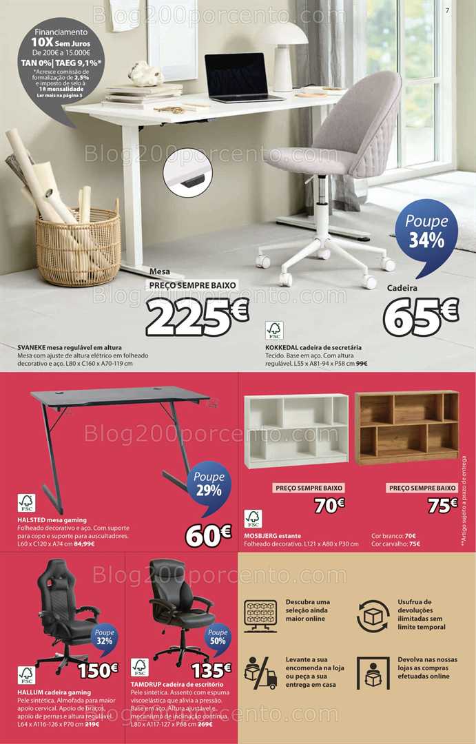 Antevisão Folheto JYSK Summer Sale End Promoções de 31 julho a 27 agosto all