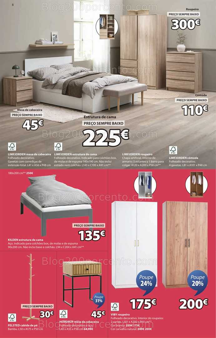 Antevisão Folheto JYSK Summer Sale End Promoções de 31 julho a 27 agosto all