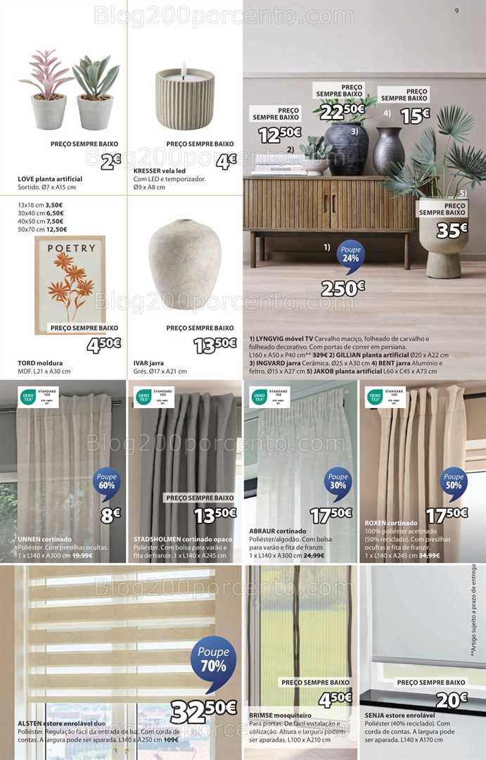 Antevisão Folheto JYSK Summer Sale End Promoções de 31 julho a 27 agosto all