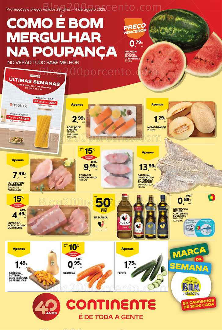 Antevisão Folheto CONTINENTE Bom Dia Promoções de 29 julho a 4 agosto all