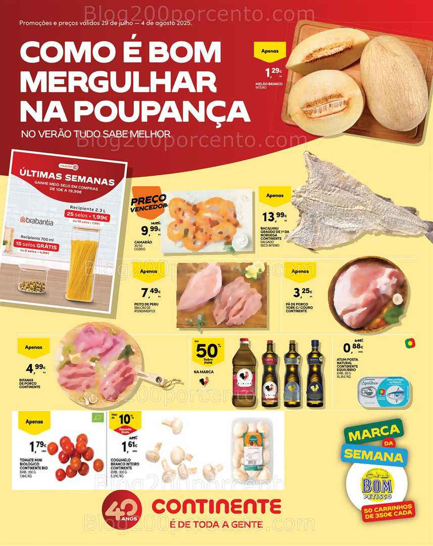 Antevisão Folheto CONTINENTE Madeira Promoções de 29 julho a 4 agosto all
