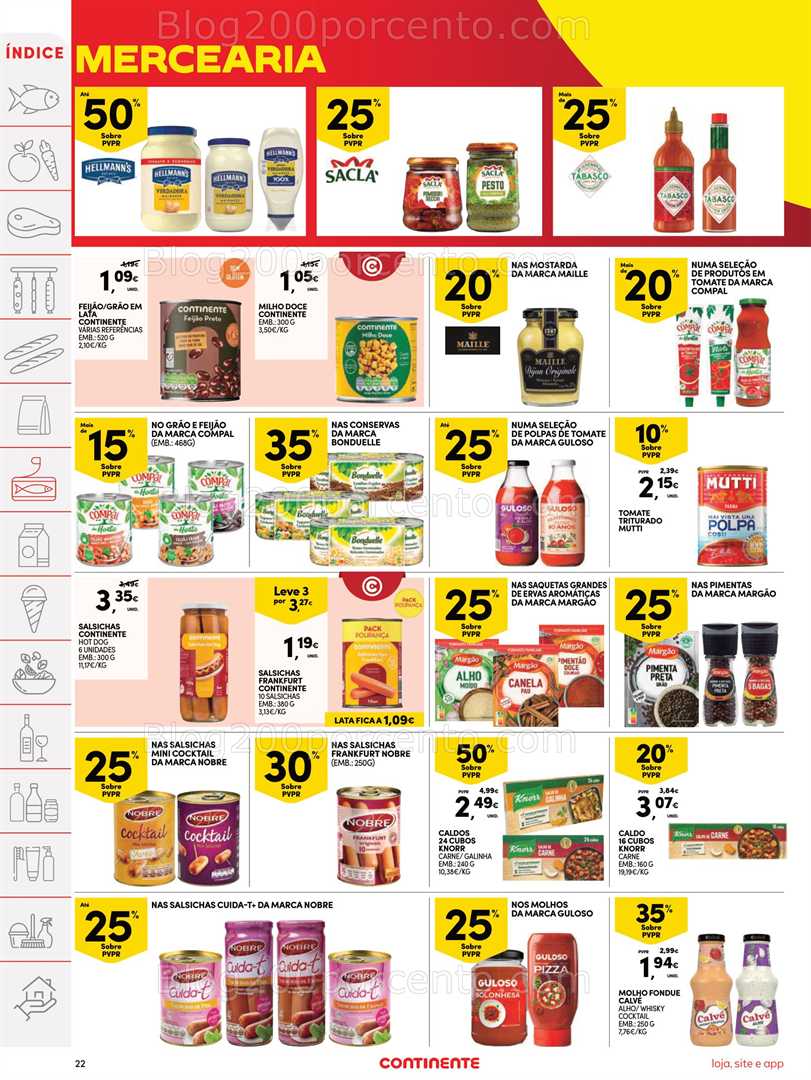 Antevisão Folheto CONTINENTE Promoções de 5 a 11 agosto all