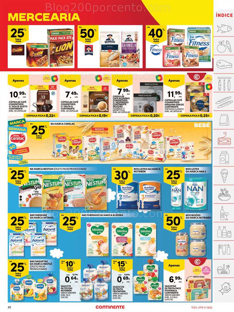 Antevisão Folheto CONTINENTE Promoções de 5 a 11 agosto all