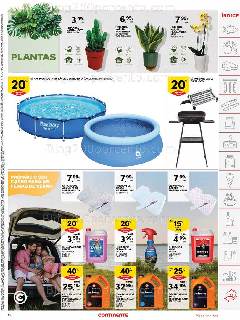 Antevisão Folheto CONTINENTE Promoções de 5 a 11 agosto bazar