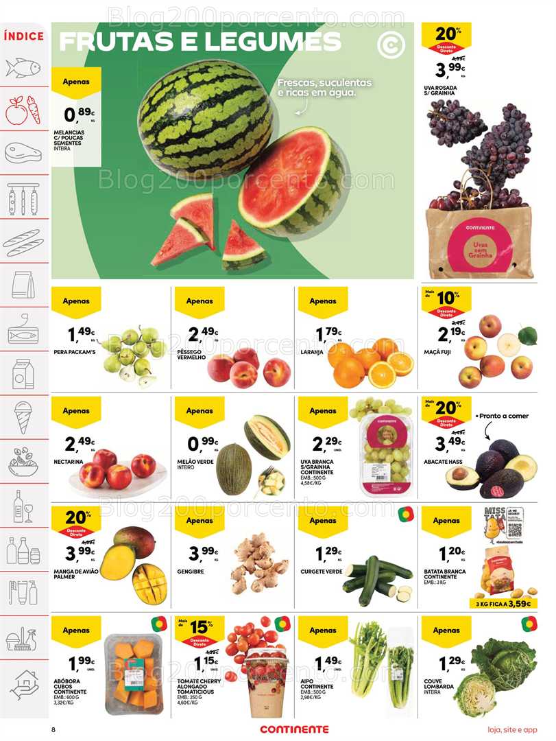Antevisão Folheto CONTINENTE Promoções de 5 a 11 agosto all